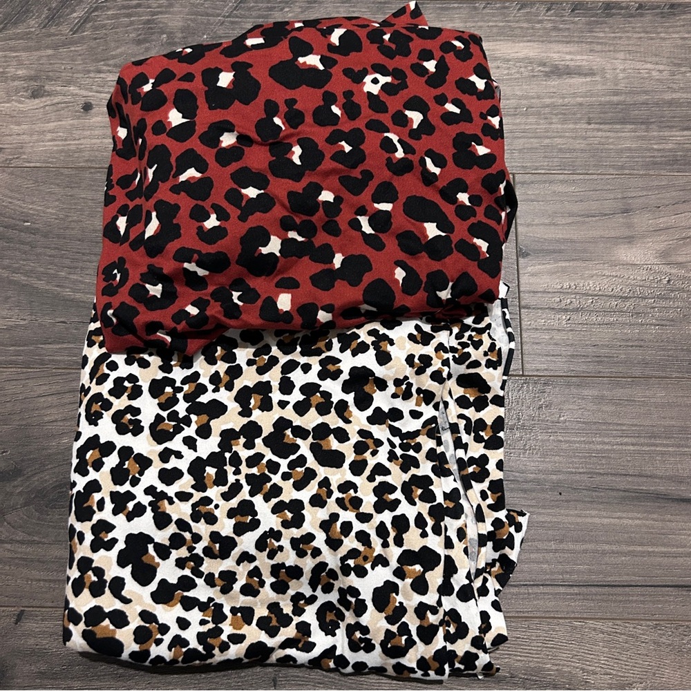 Animal print soft stretch fabric